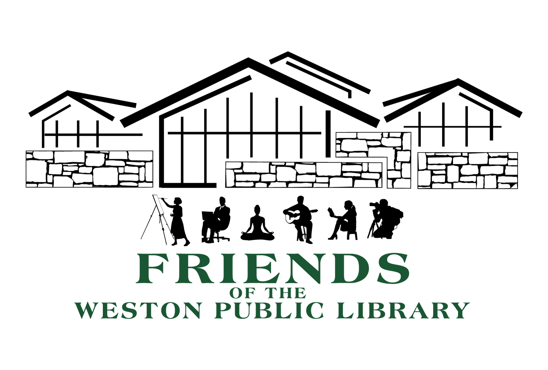 Logo for the Friends of the Weston Public Library