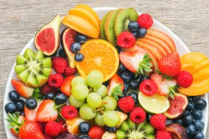 A variety of fruit on a tray